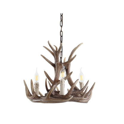 Eldora Adjustable Resin Antler Led Chandelier