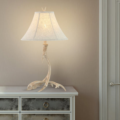 Antler Rustic Resin Led Table Lamp