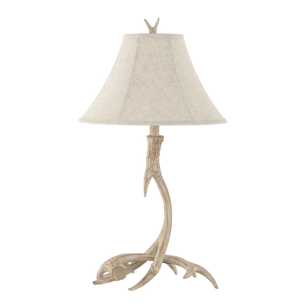 Antler Rustic Resin Led Table Lamp