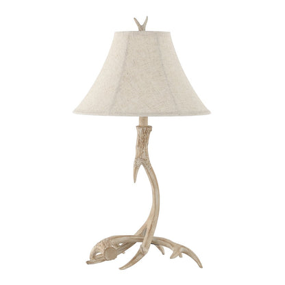 Antler Rustic Resin Led Table Lamp