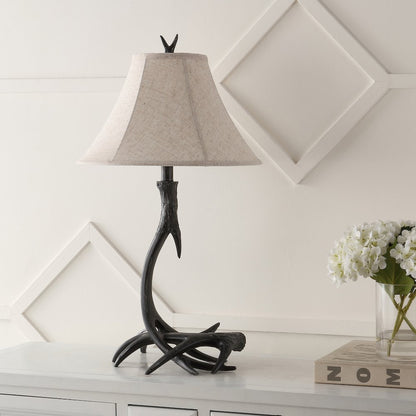 Antler Rustic Resin Led Table Lamp