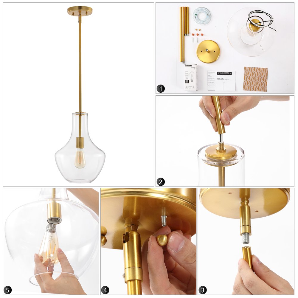 Watts Glassmetal Led Pendant