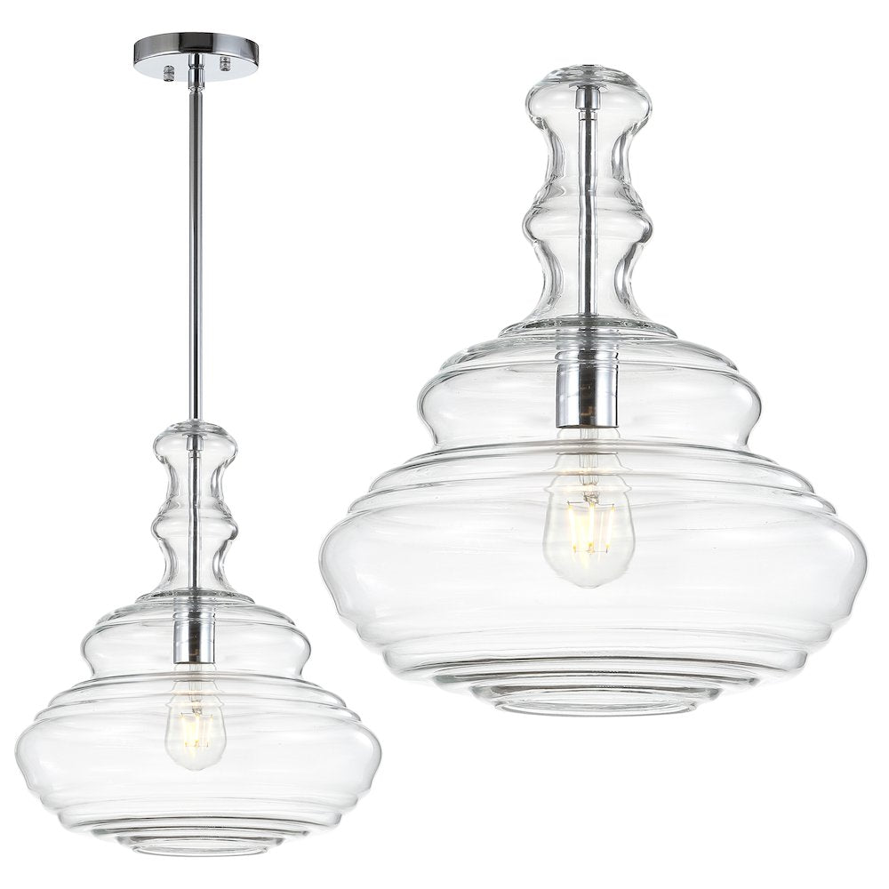 Bettina Glassmetal Led Pendant