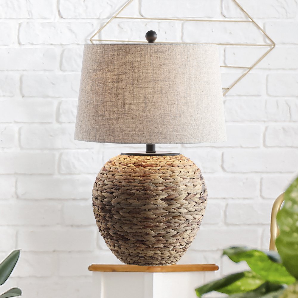 Alaro Banana Leaf Basket Led Table Lamp
