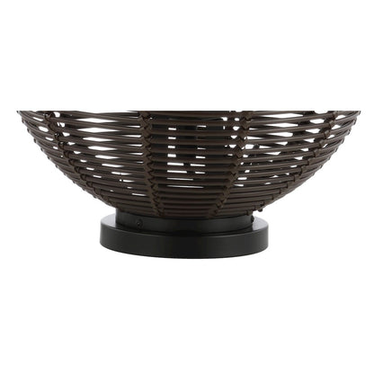 Jigu Outdoor Woven Globe Asian Led Lantern