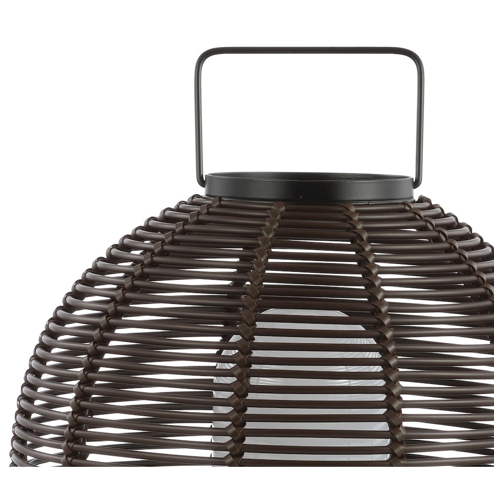 Jigu Outdoor Woven Globe Asian Led Lantern