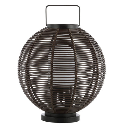 Jigu Outdoor Woven Globe Asian Led Lantern