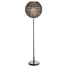 Bea Outdoor Woven Globe Led Floor Lamp