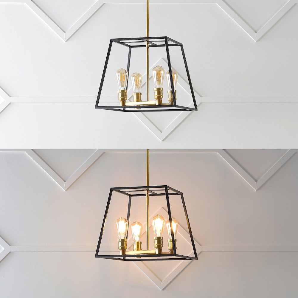 Lloyd Farmhouse Industrial Iron Led Pendant