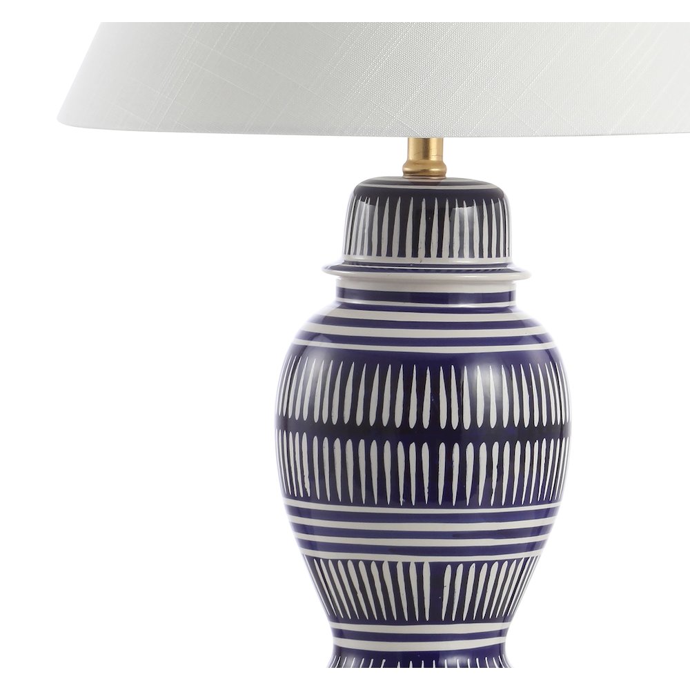 Reed Ceramiciron Modern Coastal Led Table Lamp