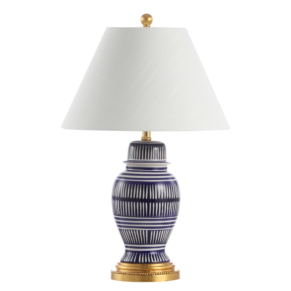 Reed Ceramiciron Modern Coastal Led Table Lamp