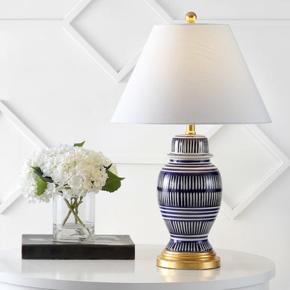 Reed Ceramiciron Modern Coastal Led Table Lamp
