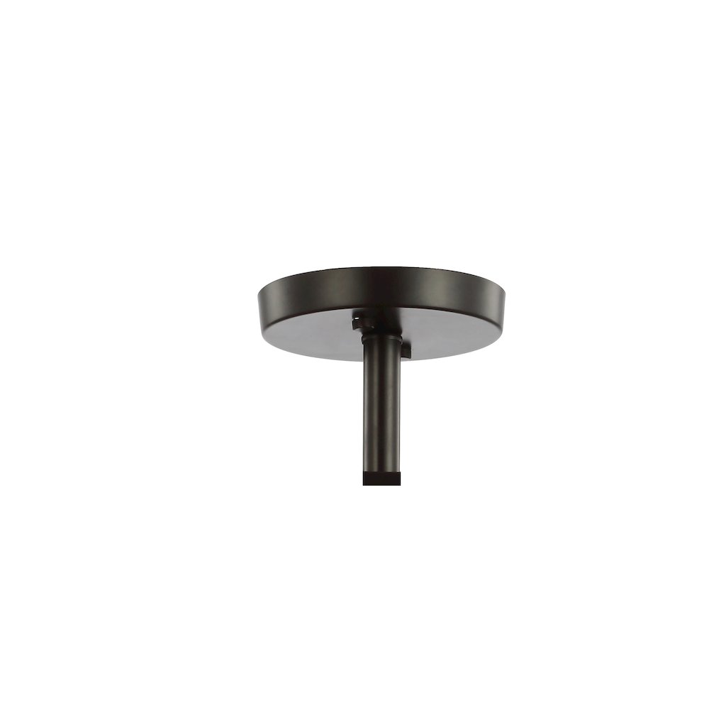 Herndon Iron/Glass Modern Led Flush Mount
