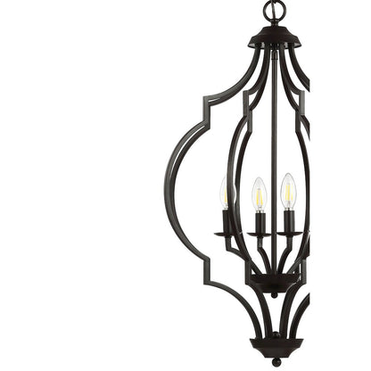 Selema Iron Adjustable Ogee Lantern Led Pendant