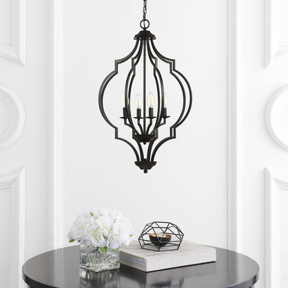 Selema Iron Adjustable Ogee Lantern Led Pendant