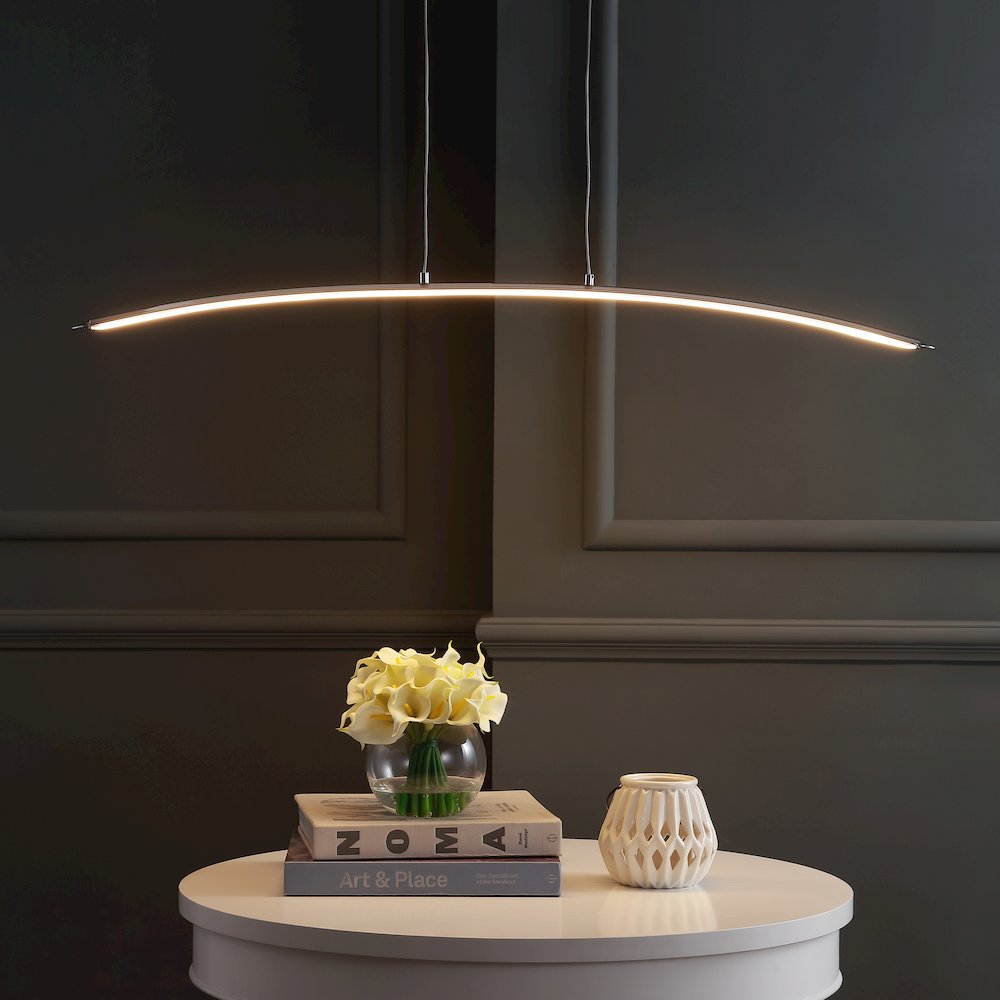 Roxanna Dimmable Adjustable Integrated Led Metal Linear Pendant