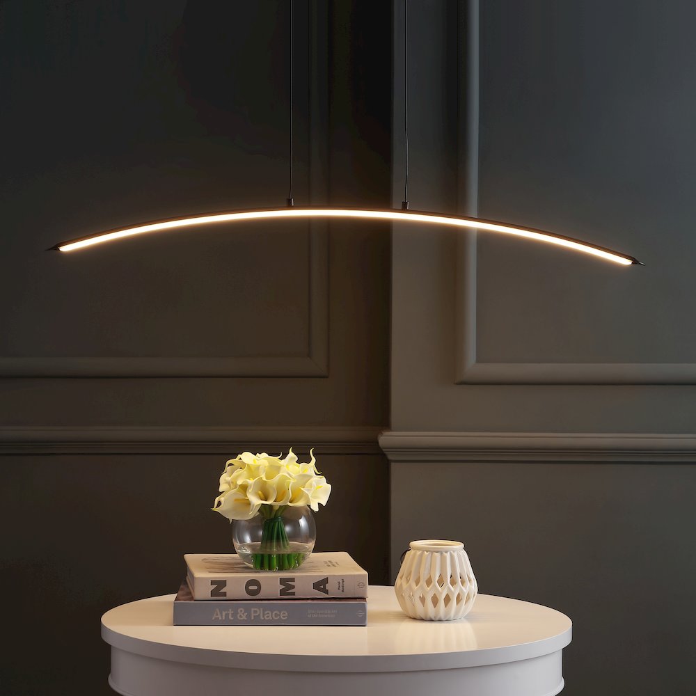 Roxanna Dimmable Adjustable Integrated Led Metal Linear Pendant