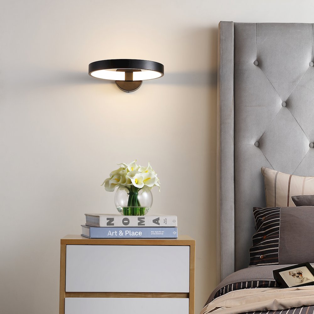 Nathaniel Dimmable Integrated Led Metal Wall Sconce