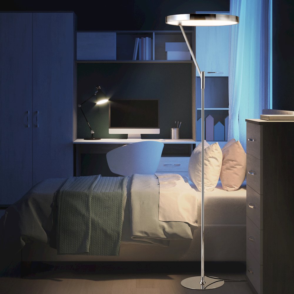 Owen Integrated Led Metal Floor Lamp