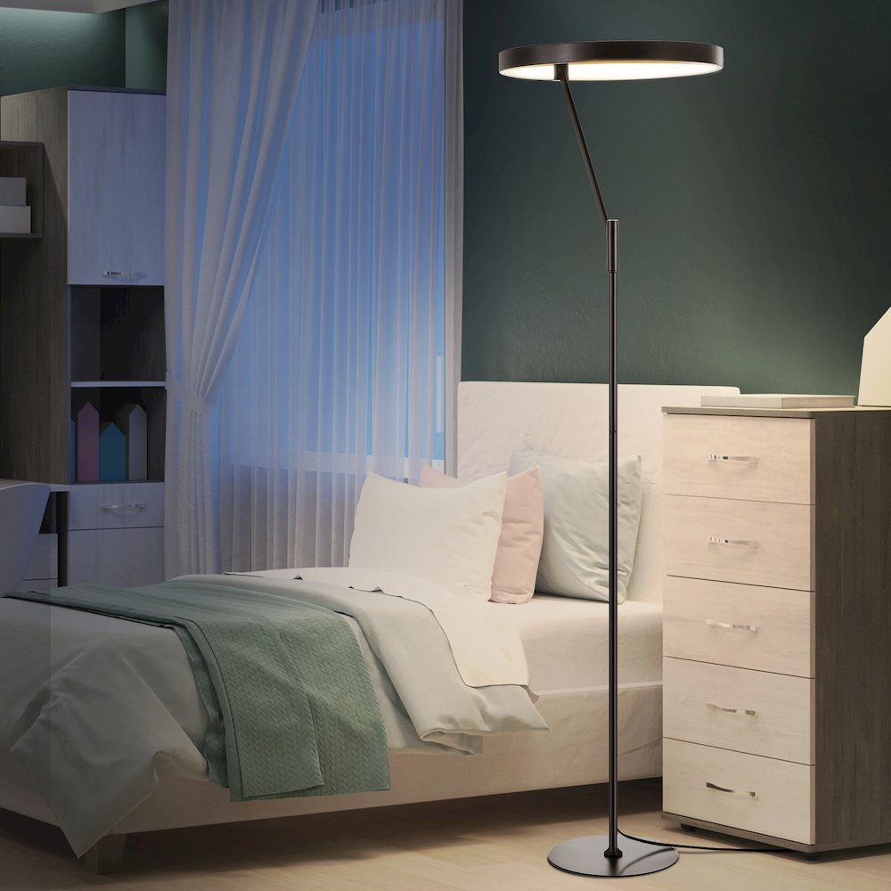 Owen Integrated Led Metal Floor Lamp