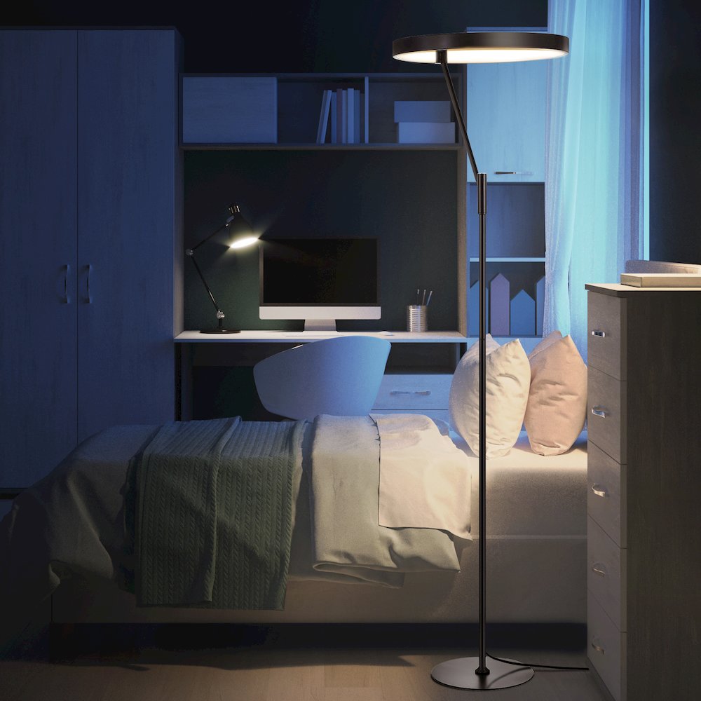 Owen Integrated Led Metal Floor Lamp
