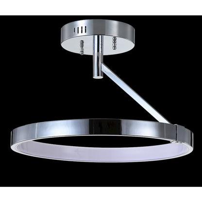 Owen Dimmable Integrated Led Metal Semi Flush Mount