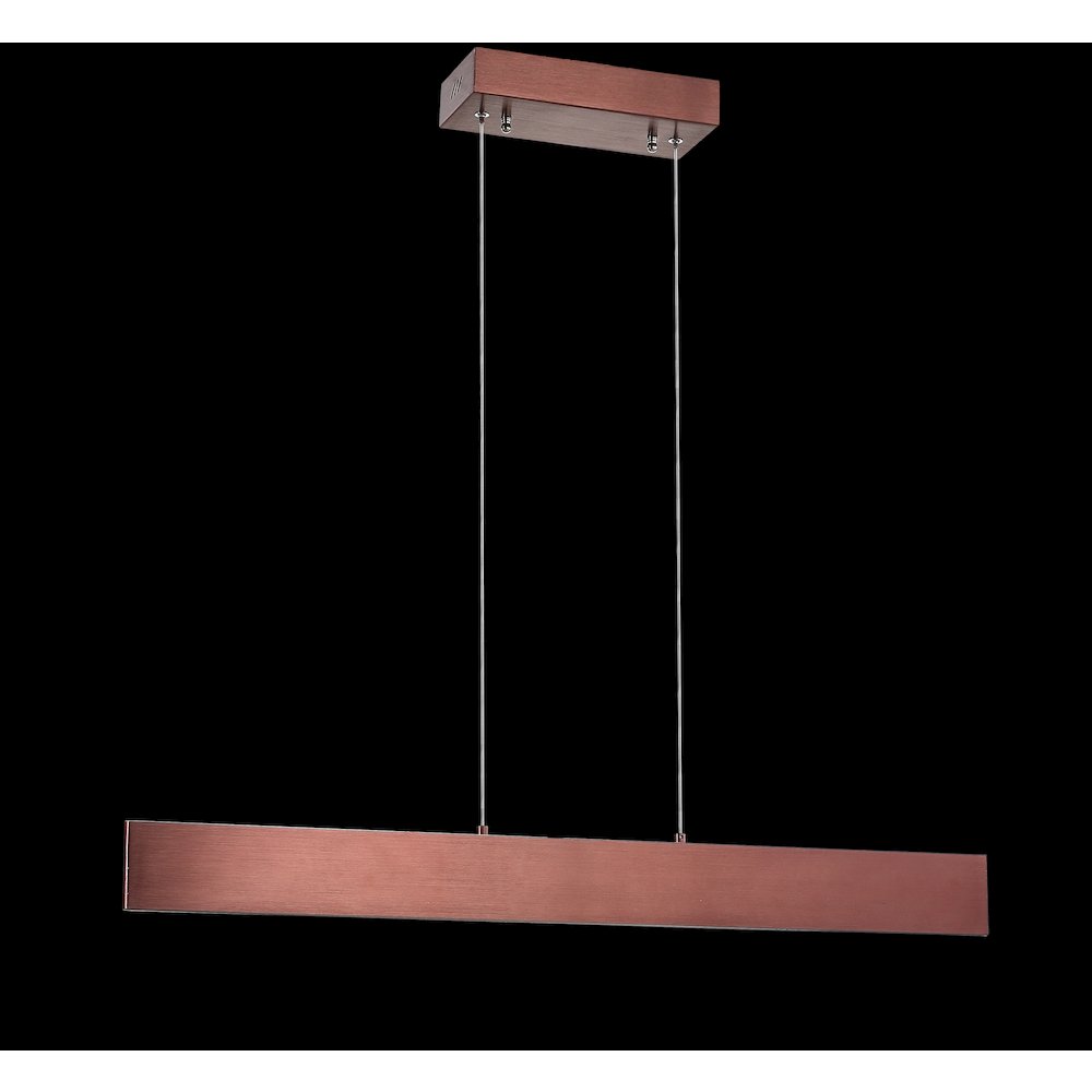 Draper Dimmable Adjustable Integrated Led Metal Linear Pendant