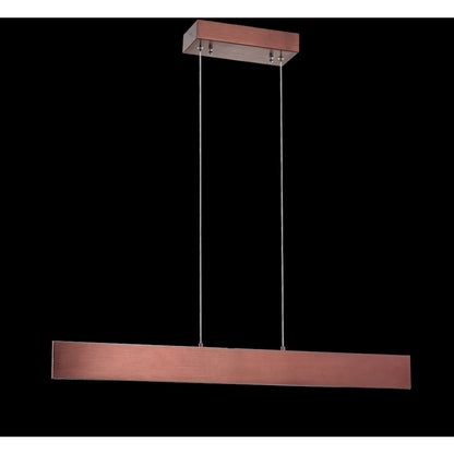 Draper Dimmable Adjustable Integrated Led Metal Linear Pendant