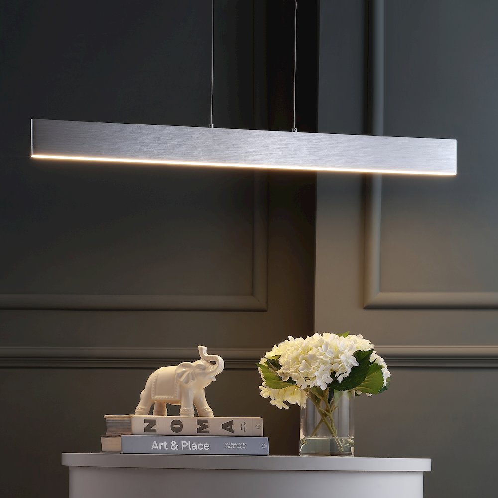 Draper Dimmable Adjustable Integrated Led Metal Linear Pendant