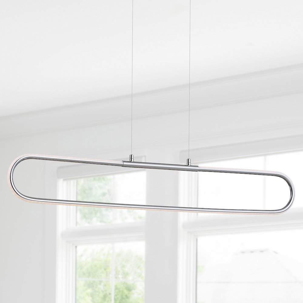 Ned Dimmable Adjustable Integrated Led Metal Linear Pendant