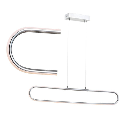 Ned Dimmable Adjustable Integrated Led Metal Linear Pendant