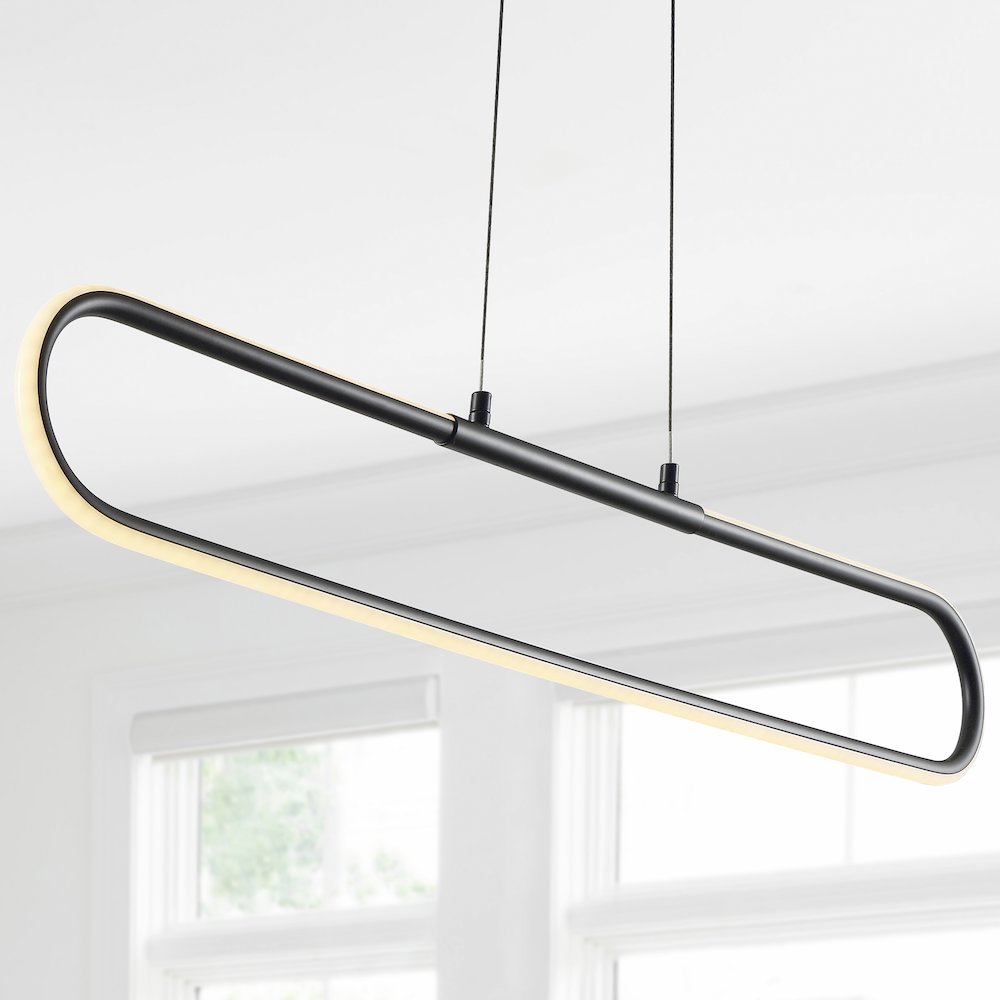 Ned Dimmable Adjustable Integrated Led Metal Linear Pendant