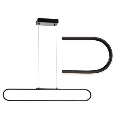 Ned Dimmable Adjustable Integrated Led Metal Linear Pendant