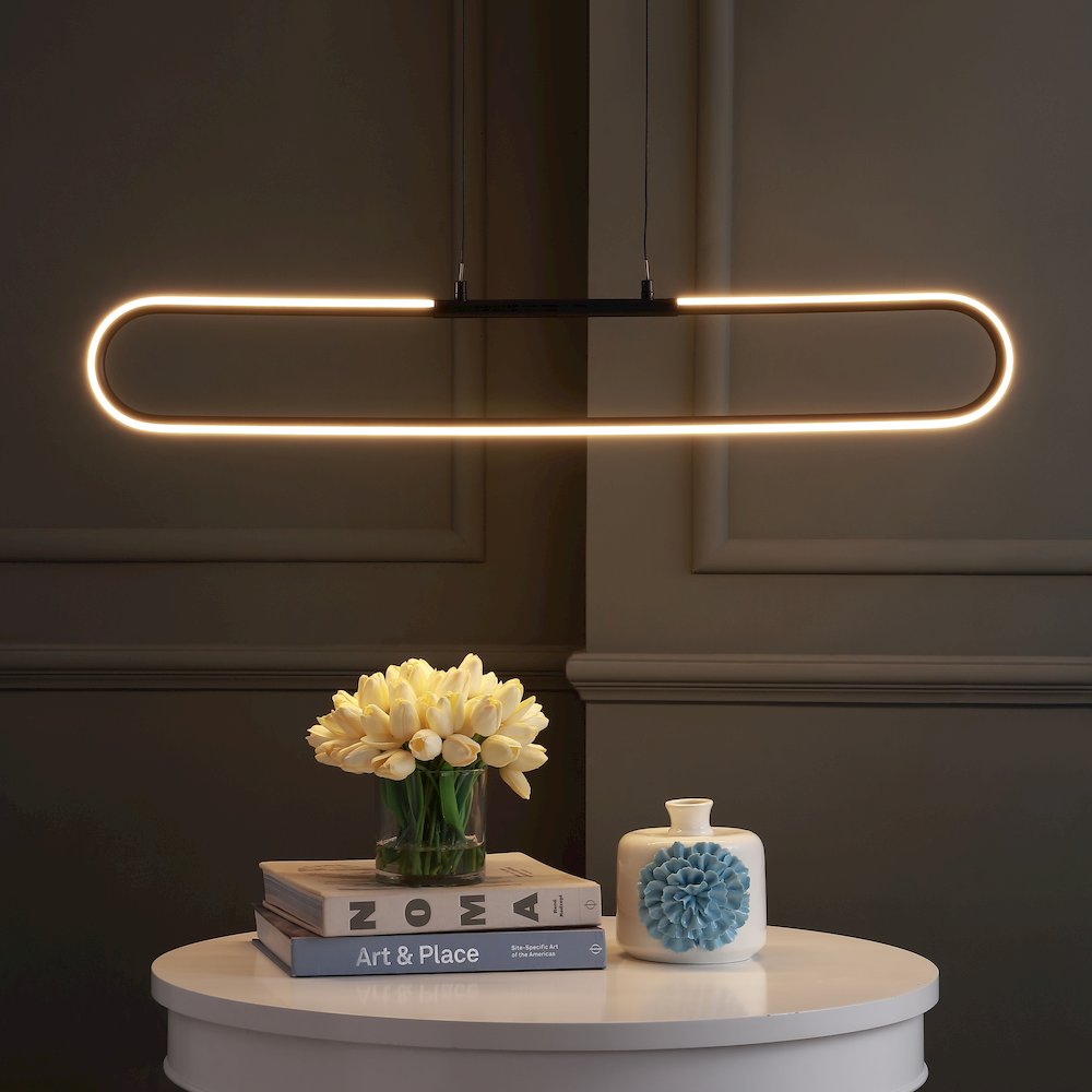 Ned Dimmable Adjustable Integrated Led Metal Linear Pendant