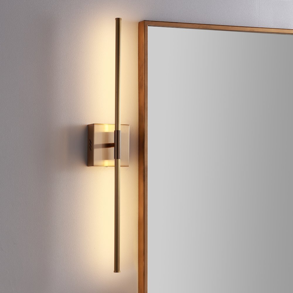 Makena Dimmable Integrated Led Metal Wall Sconce