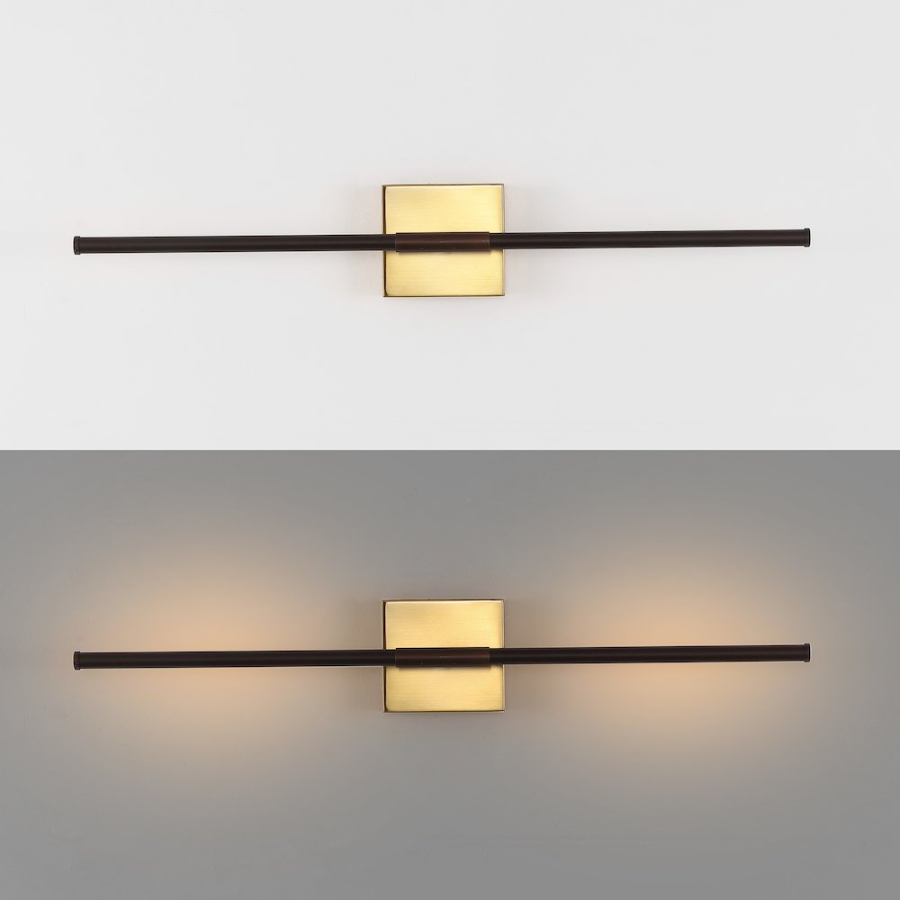Makena Dimmable Integrated Led Modern Metal Wall Sconce