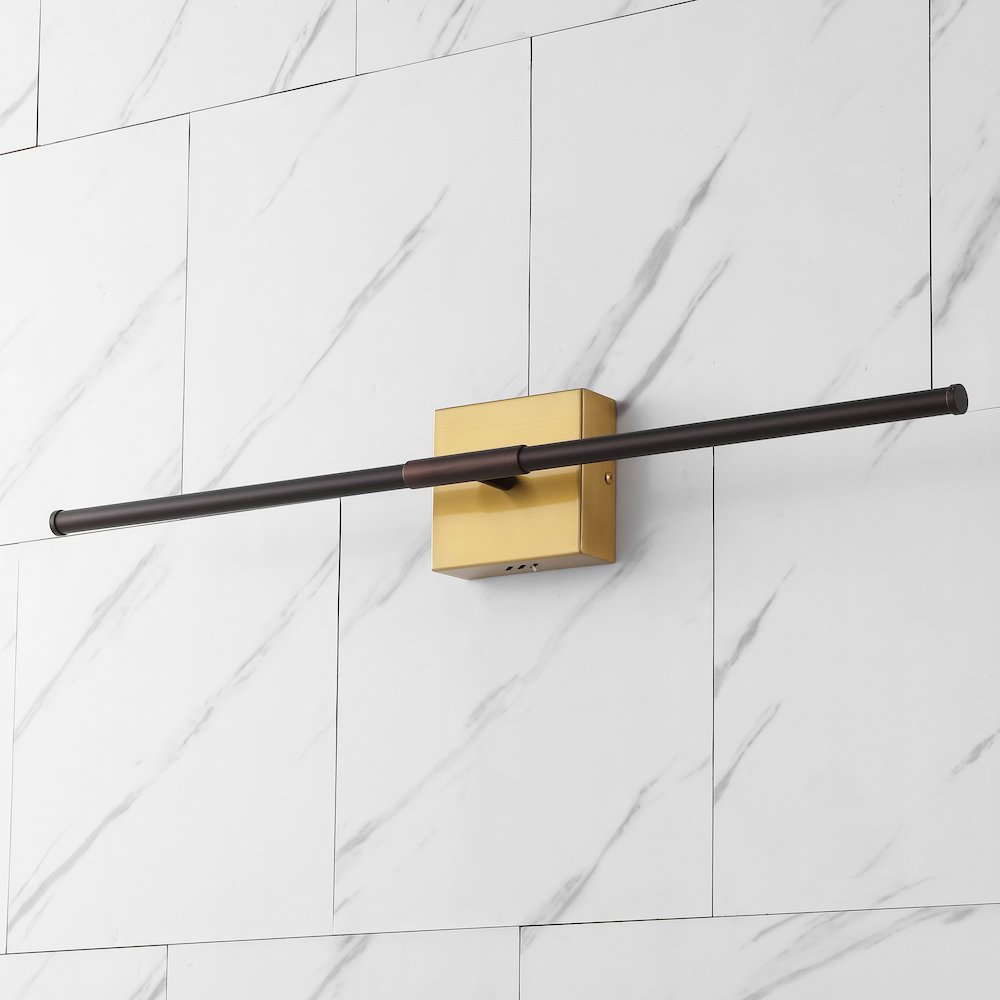 Makena Dimmable Integrated Led Modern Metal Wall Sconce