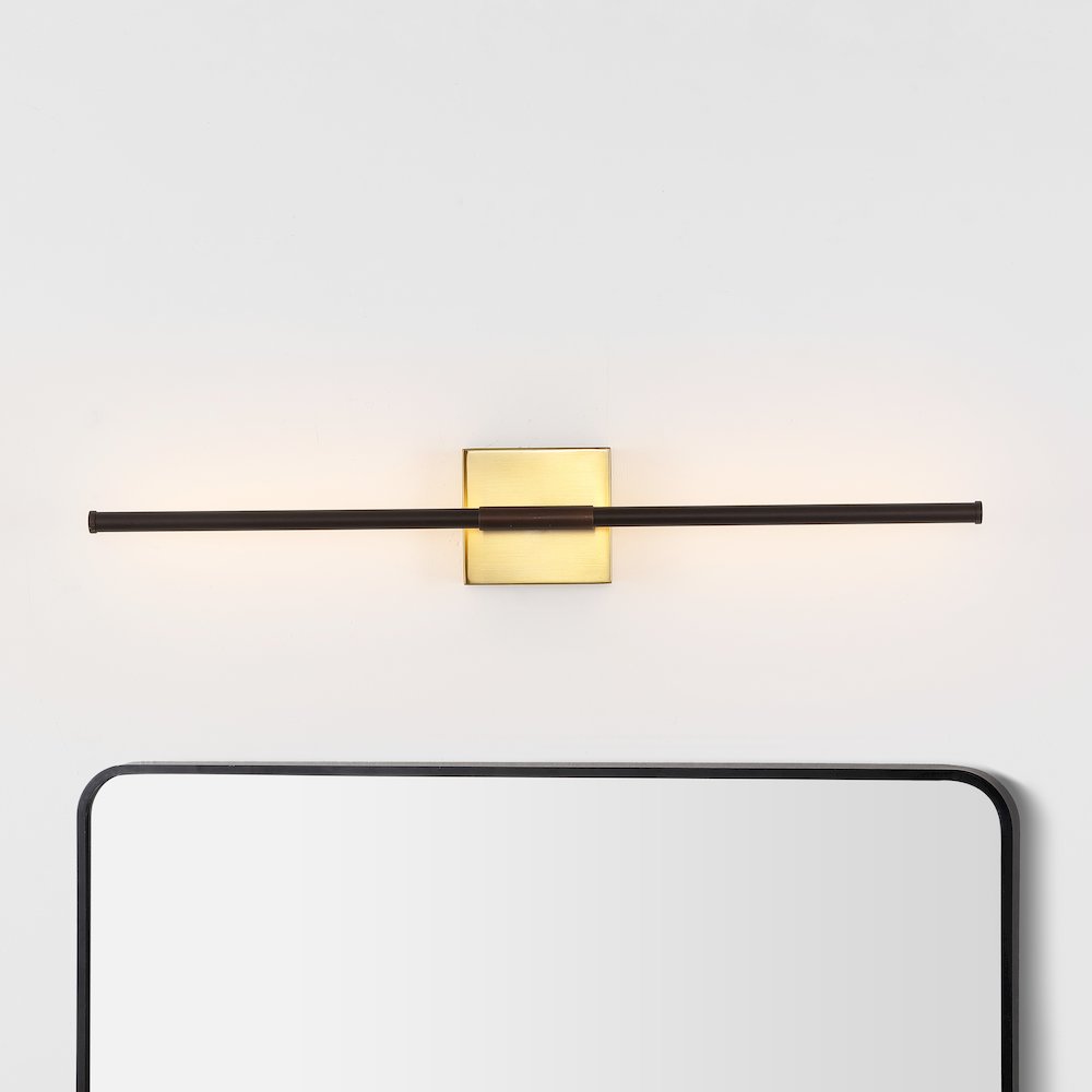 Makena Dimmable Integrated Led Modern Metal Wall Sconce