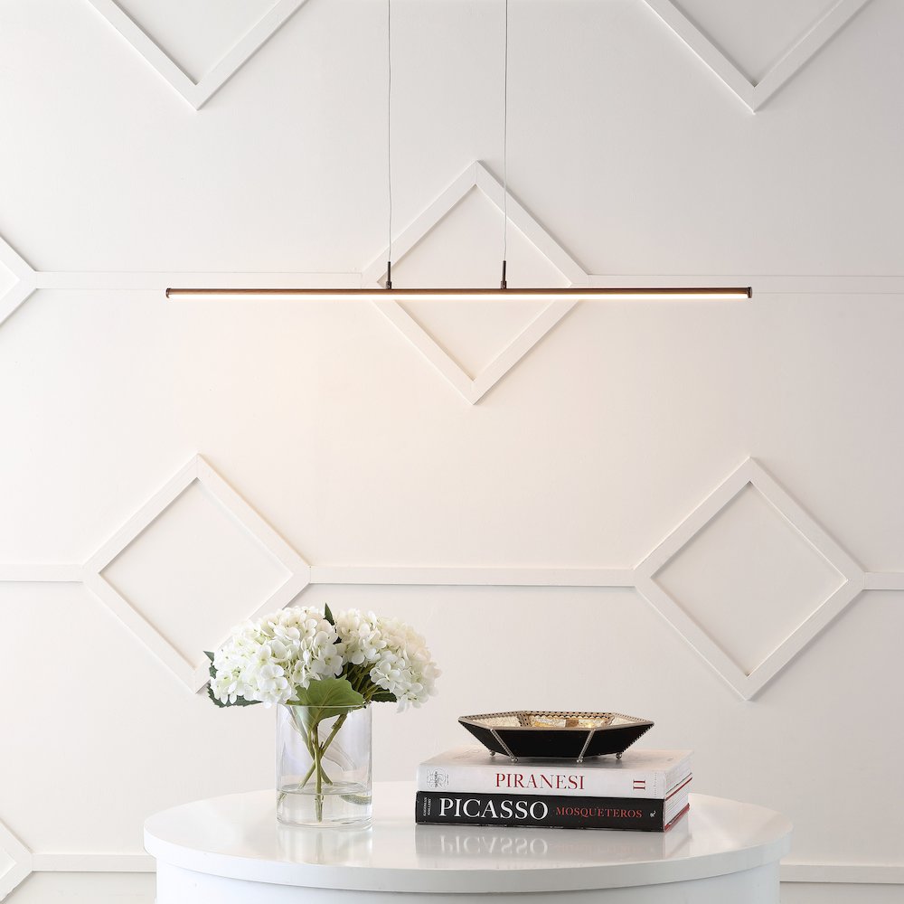 Conley Dimmable Adjustable Integrated Led Metal Linear Pendant