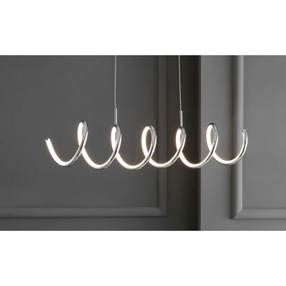 Ali Dimmable Adjustable Integrated Led Metal Linear Pendant