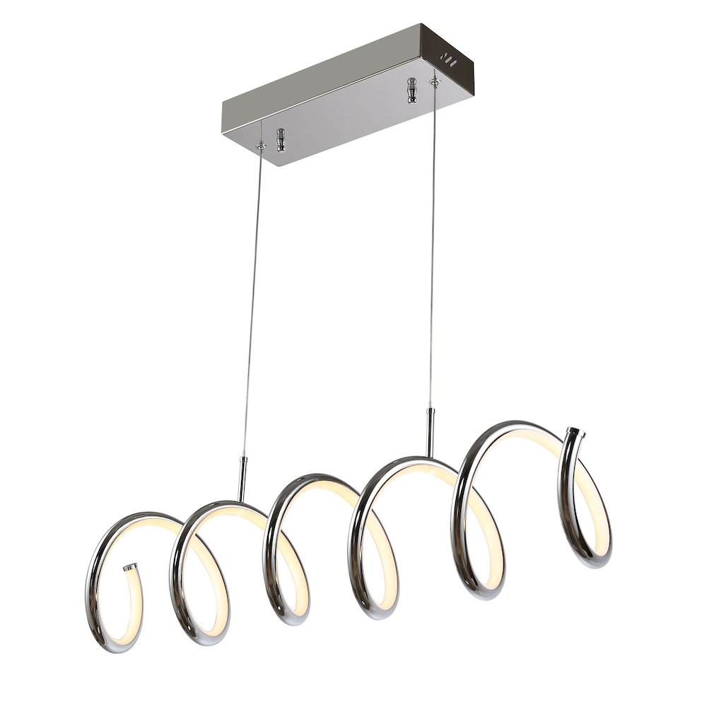 Ali Dimmable Adjustable Integrated Led Metal Linear Pendant