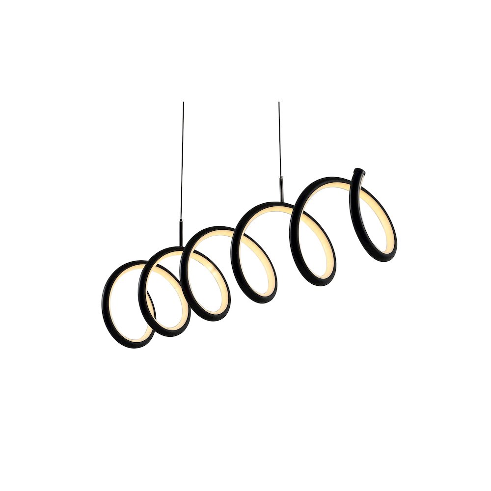 Ali Dimmable Adjustable Integrated Led Metal Linear Pendant