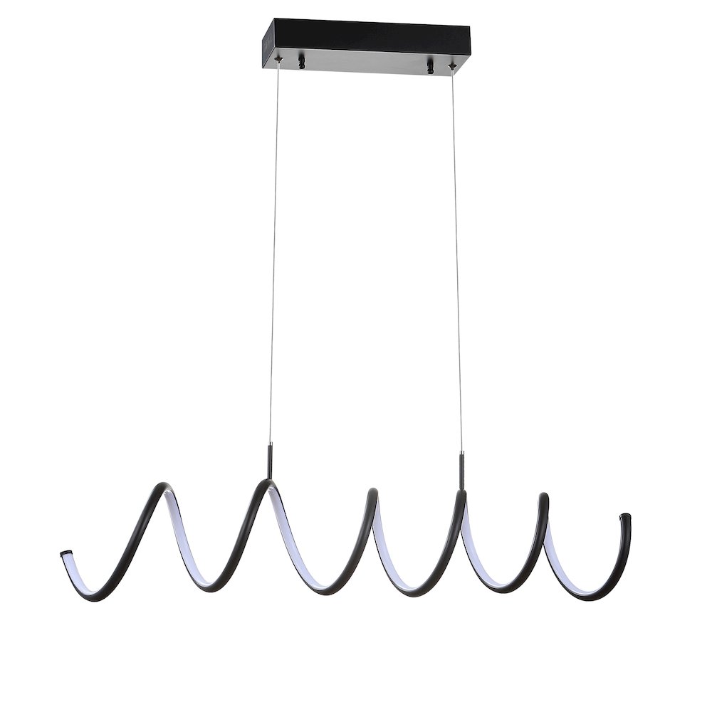 Ali Dimmable Adjustable Integrated Led Metal Linear Pendant