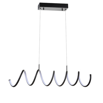 Ali Dimmable Adjustable Integrated Led Metal Linear Pendant