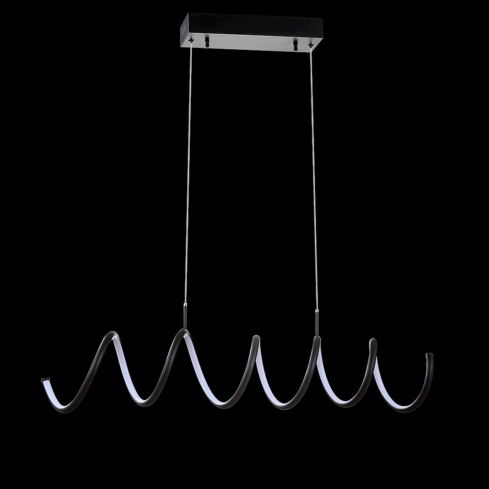 Ali Dimmable Adjustable Integrated Led Metal Linear Pendant