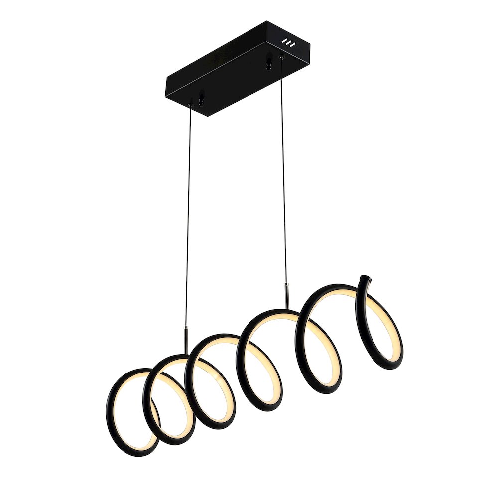 Ali Dimmable Adjustable Integrated Led Metal Linear Pendant