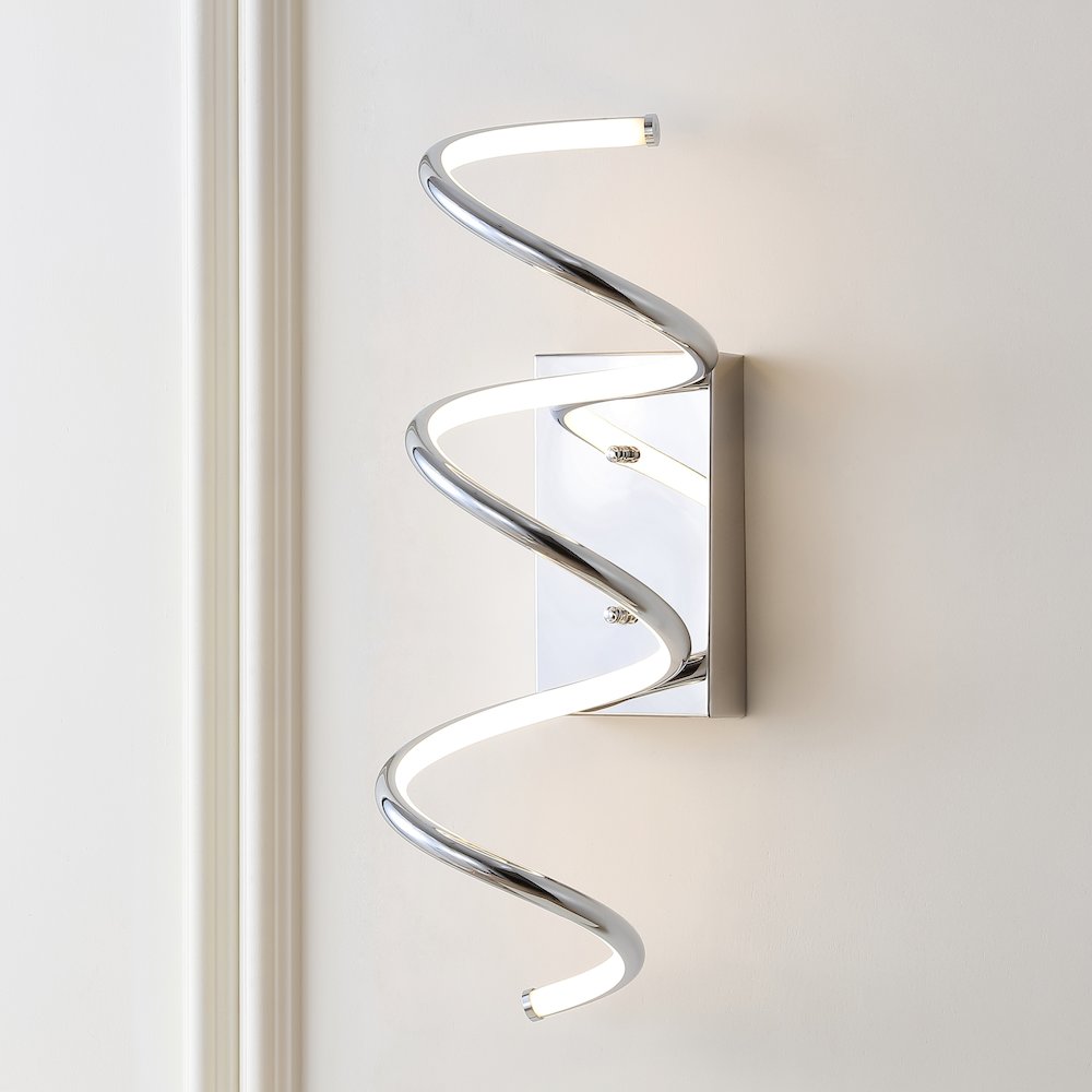 Scribble Modern Metal Integrated Led Vanity Light Sconce