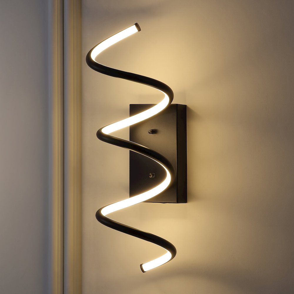 Scribble Modern Metal Integrated Led Vanity Light Sconce