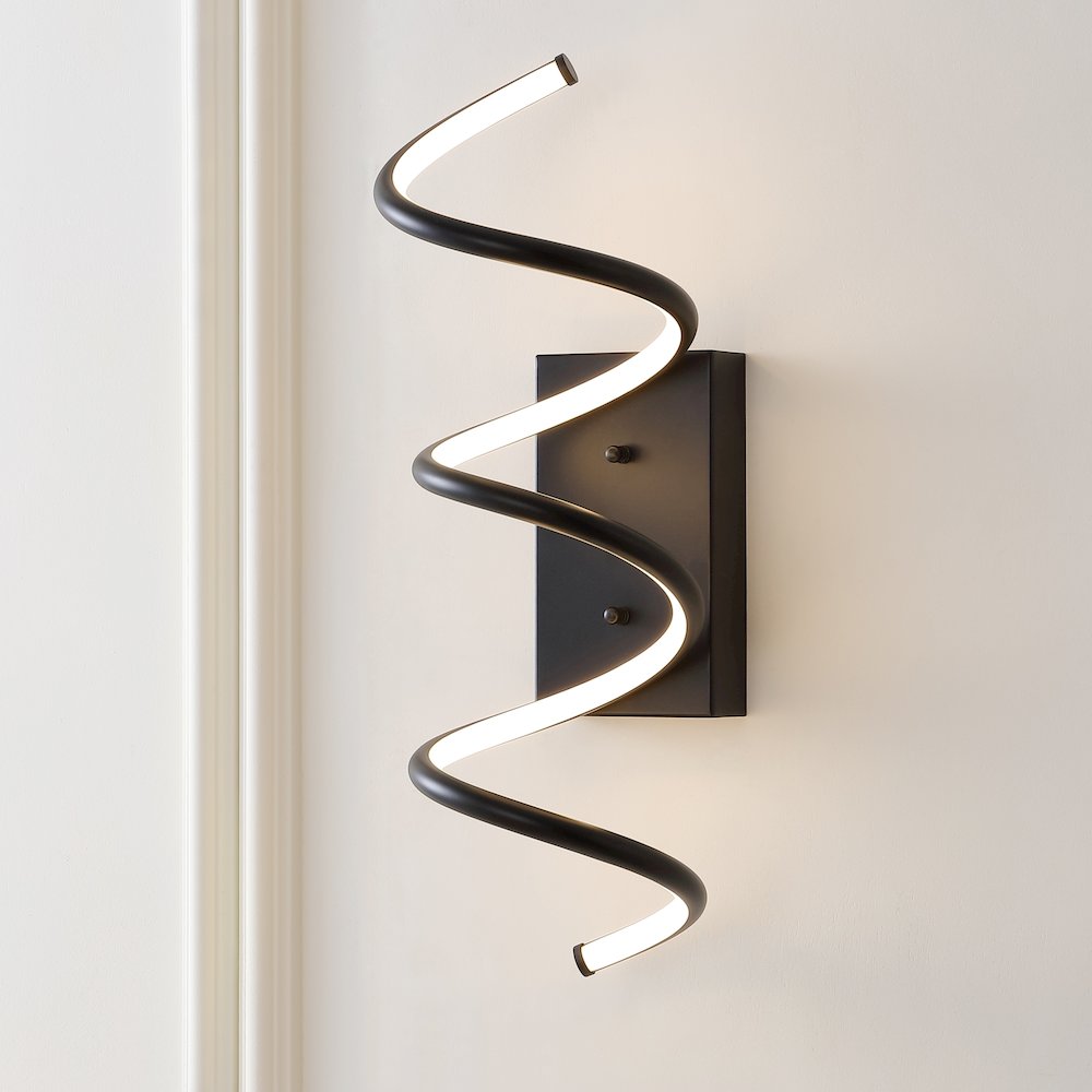 Scribble Modern Metal Integrated Led Vanity Light Sconce