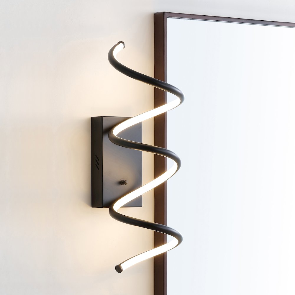 Scribble Modern Metal Integrated Led Vanity Light Sconce